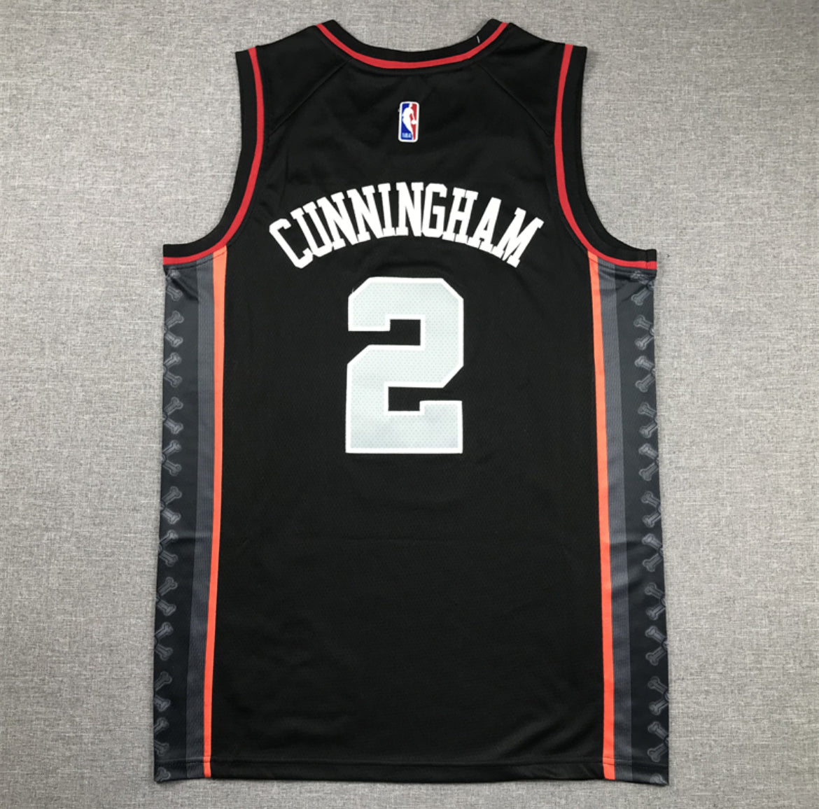 Jersey Cade Cunningham #2 Detroit Pistons (Blanco y Negro)