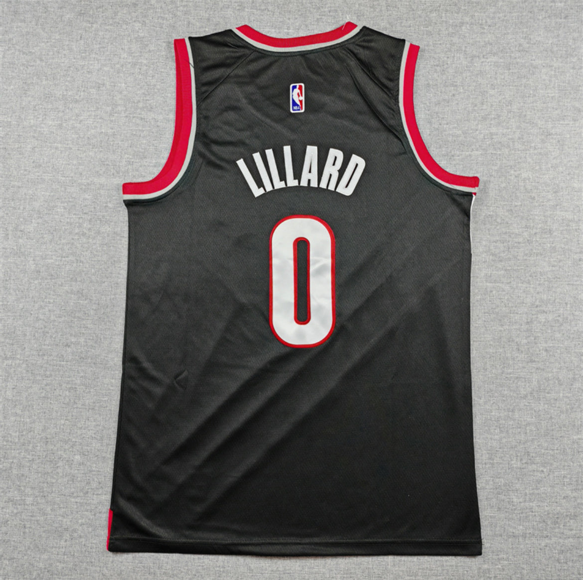 Jersey Damian Lillard #0 Portland Trail Blazers (Blanca & Negra)