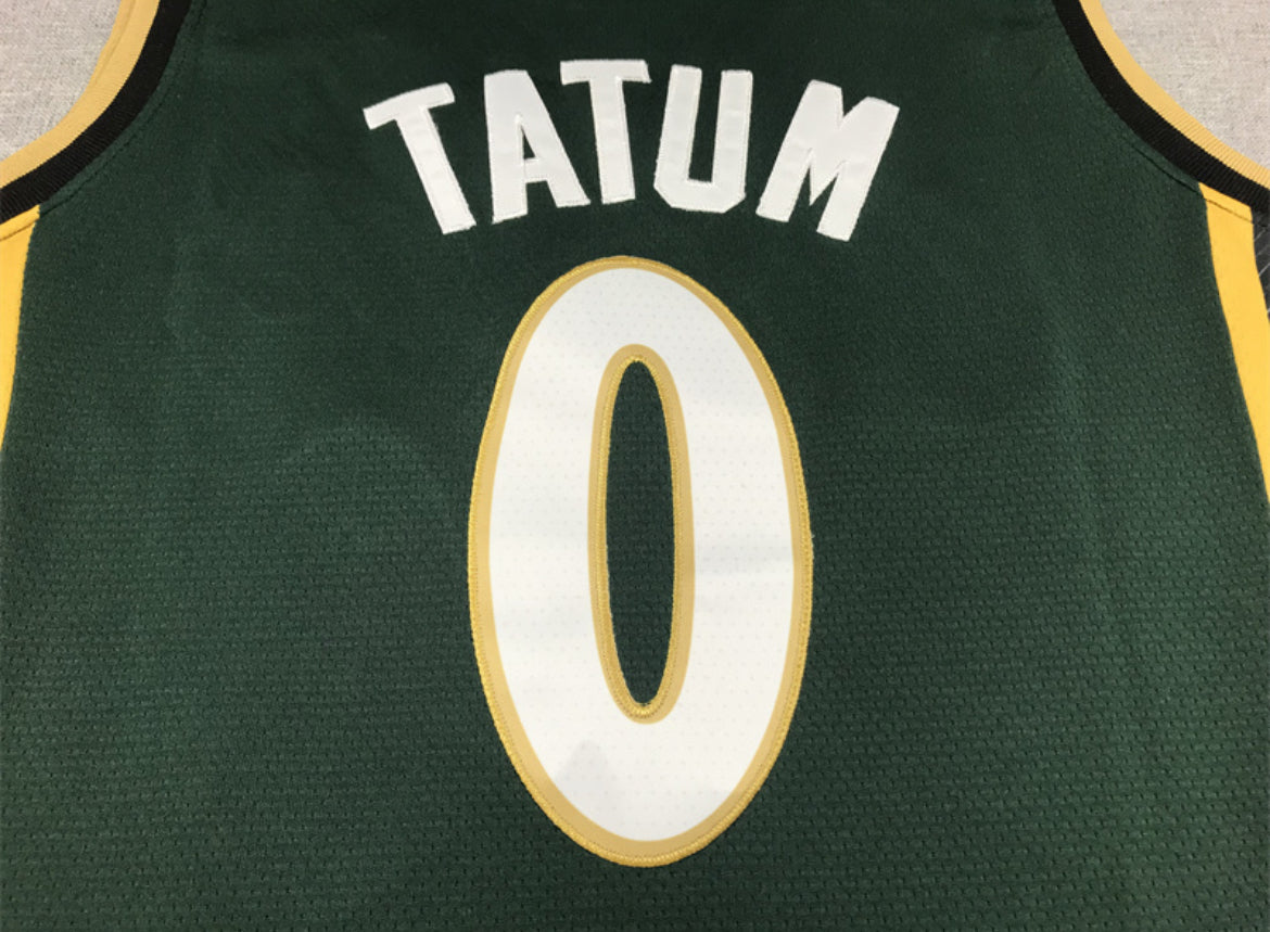Jersey Jayson Tatum #0 Boston Celtics (Verde Clásica y Blanca “Boston”)
