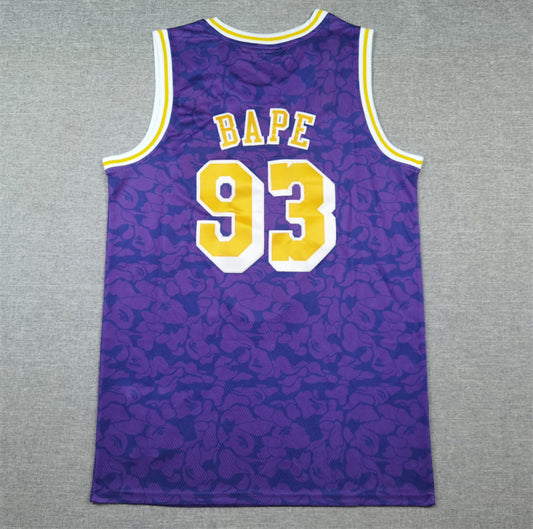 BAPE #93 Lakers jersey