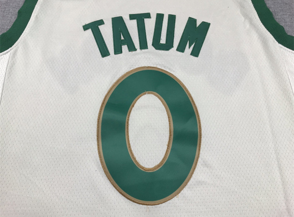 Jersey Jayson Tatum #0 Boston Celtics (Verde Clásica y Blanca “Boston”)