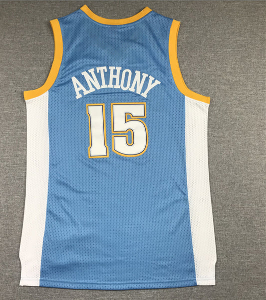Jersey Azul Carmelo Anthony #15 – Denver Nuggets Hardwood Classics
