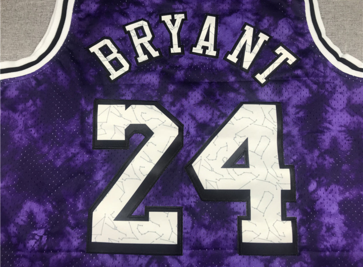 Kobe Bryant #24 Lakers (Morado Tie-Dye)