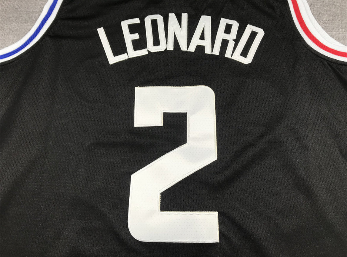 Jerseys Kawhi Leonard #2 Los Ángeles Black & Clippers White