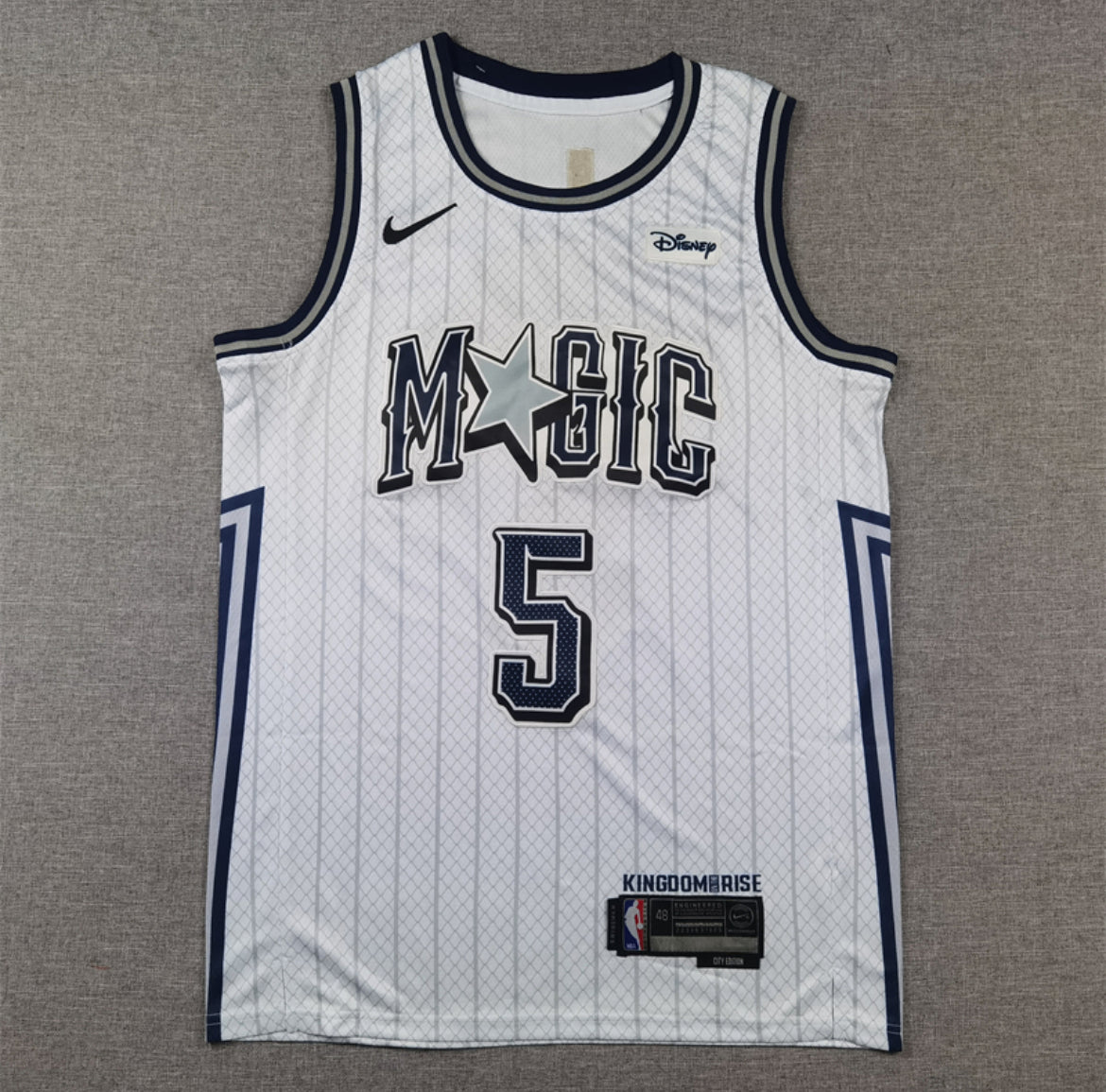 Jerseys Paolo Banchero #5 Orlando Magic City Edition (Negro y Blanco)