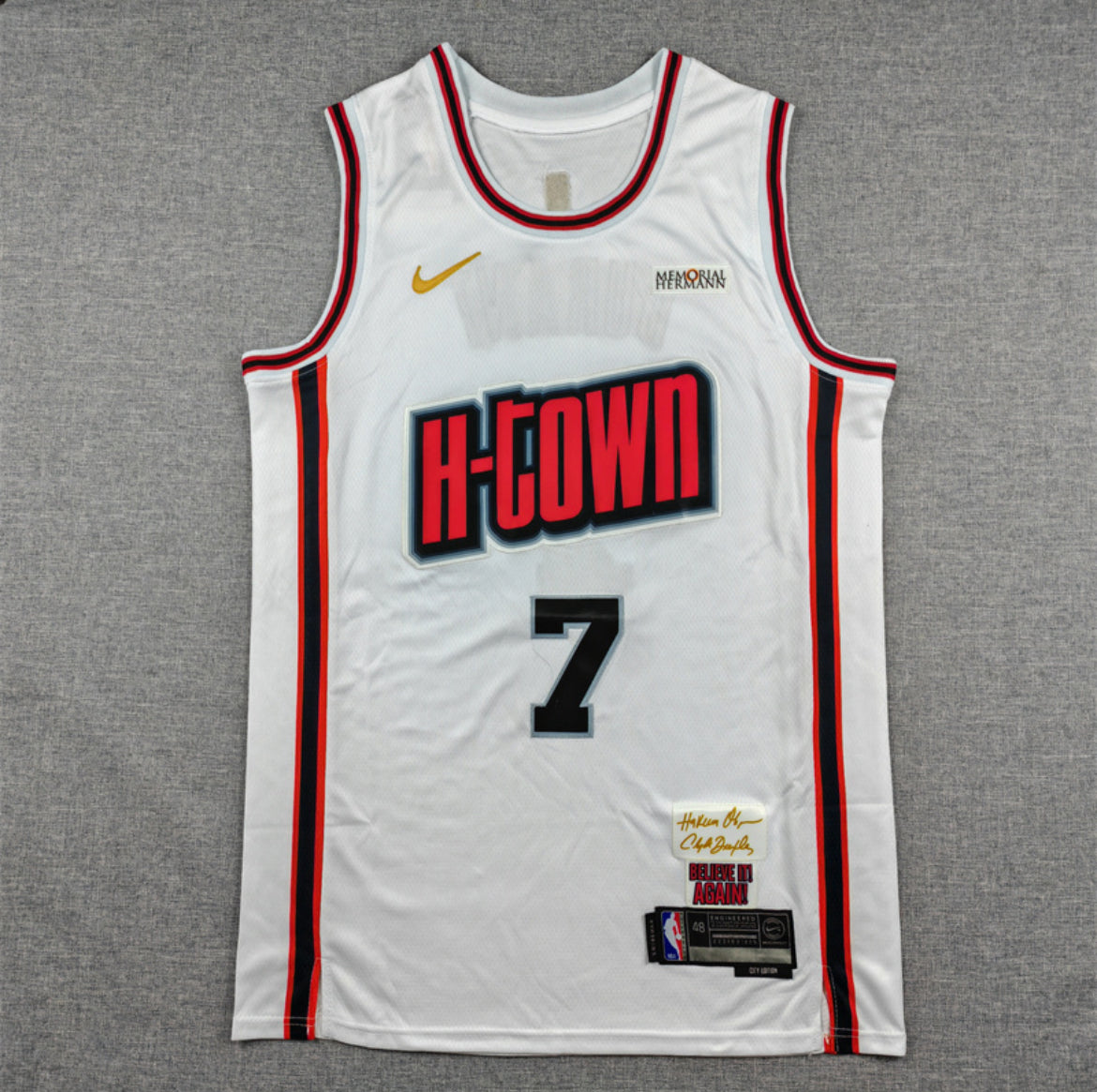 Jersey Kevin Durant #35 H-Town (Blanca)