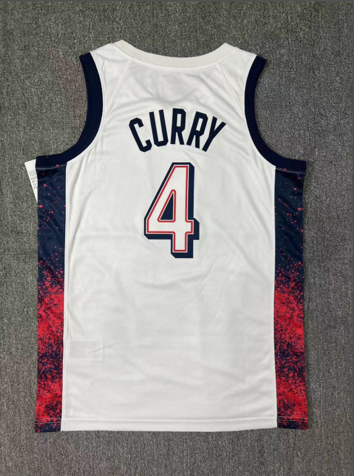 Jersey Stephen Curry #4 Team USA (Blanca)