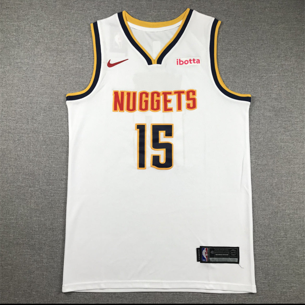 Jersey Nikola Jokić #15 Denver Nuggets (Azul Marino & Blanca)