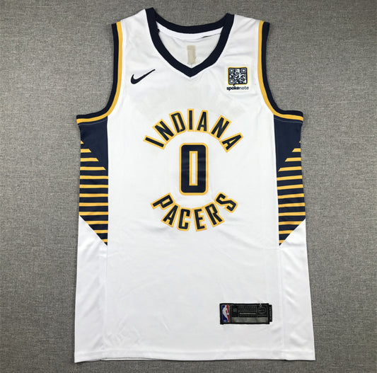 Jersey Blanca Tyrese Haliburton – Indiana Pacers Edición City/Association
