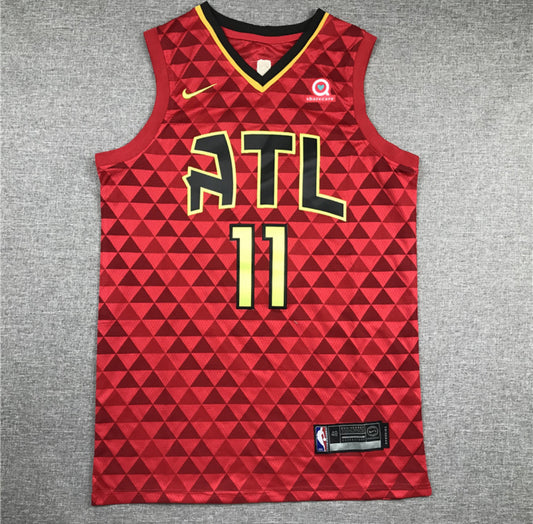 Trae Young #11 Atlanta Hawks (Roja y Negra)