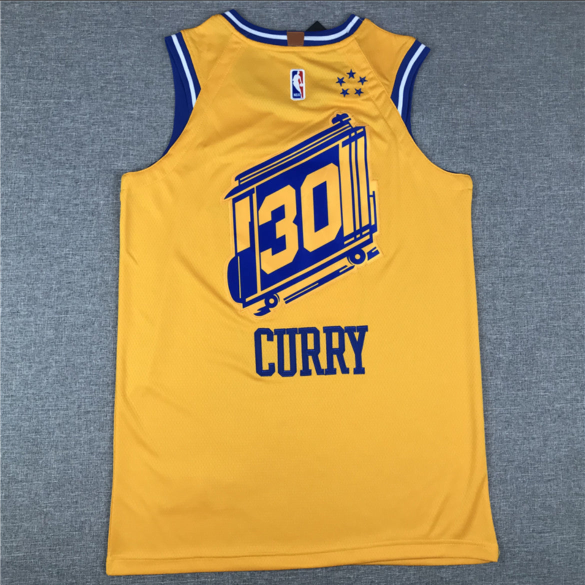 Stephen Curry #30 Jersey Amarilla – Edición Icon de los Golden State Warriors