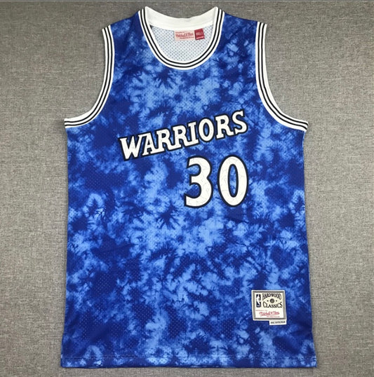 Jersey Stephen Curry #30 Warriors (Azul Tie-Dye)