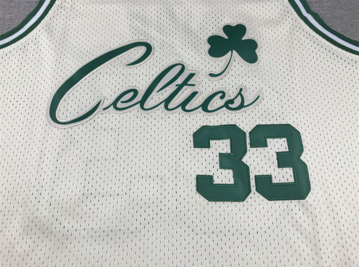 Jersey Larry Bird #33 White Hardwood Classic