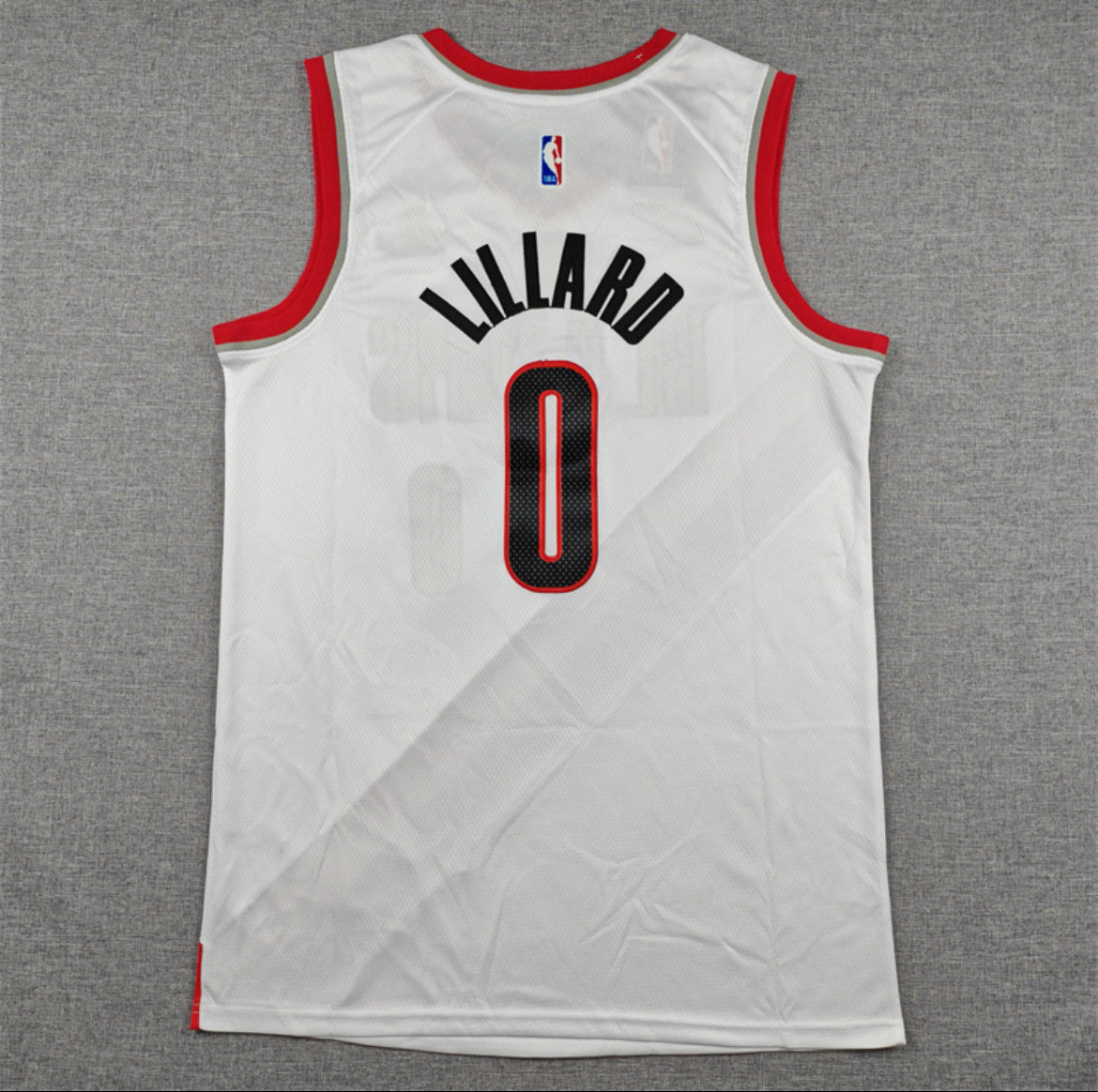 Jersey Damian Lillard #0 Portland Trail Blazers (Blanca & Negra)