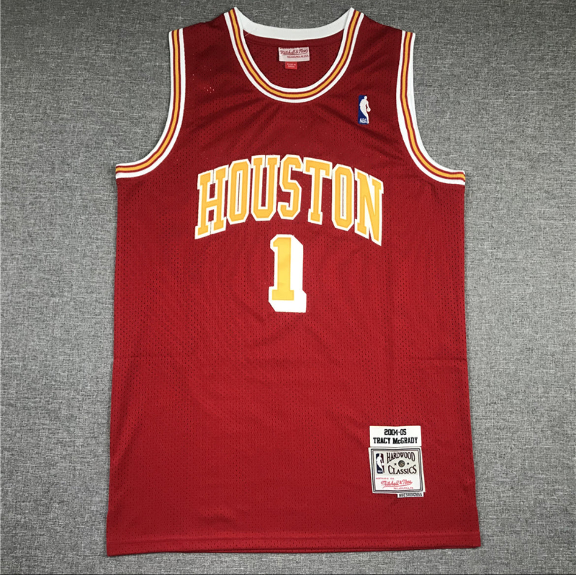 Jersey Roja Tracy McGrady #1 – Houston Rockets Hardwood Classics