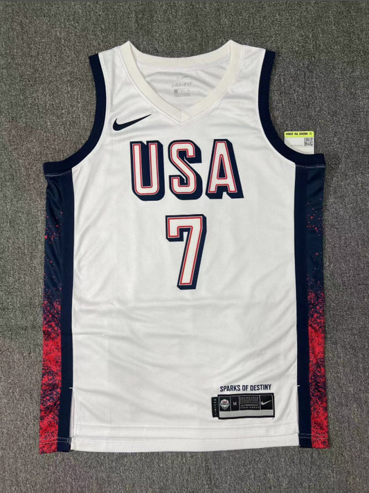 Jersey Kevin Durant #7 Team USA (Blanca)