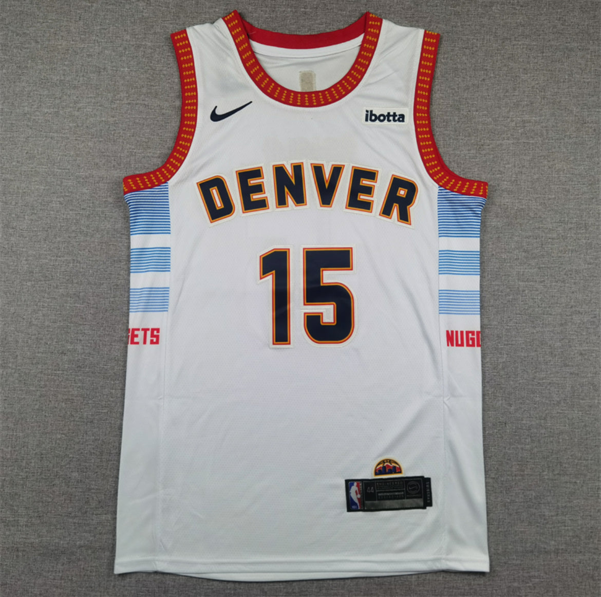 Jersey Blanca Nikola Jokić #15 – Denver Nuggets Edición Association