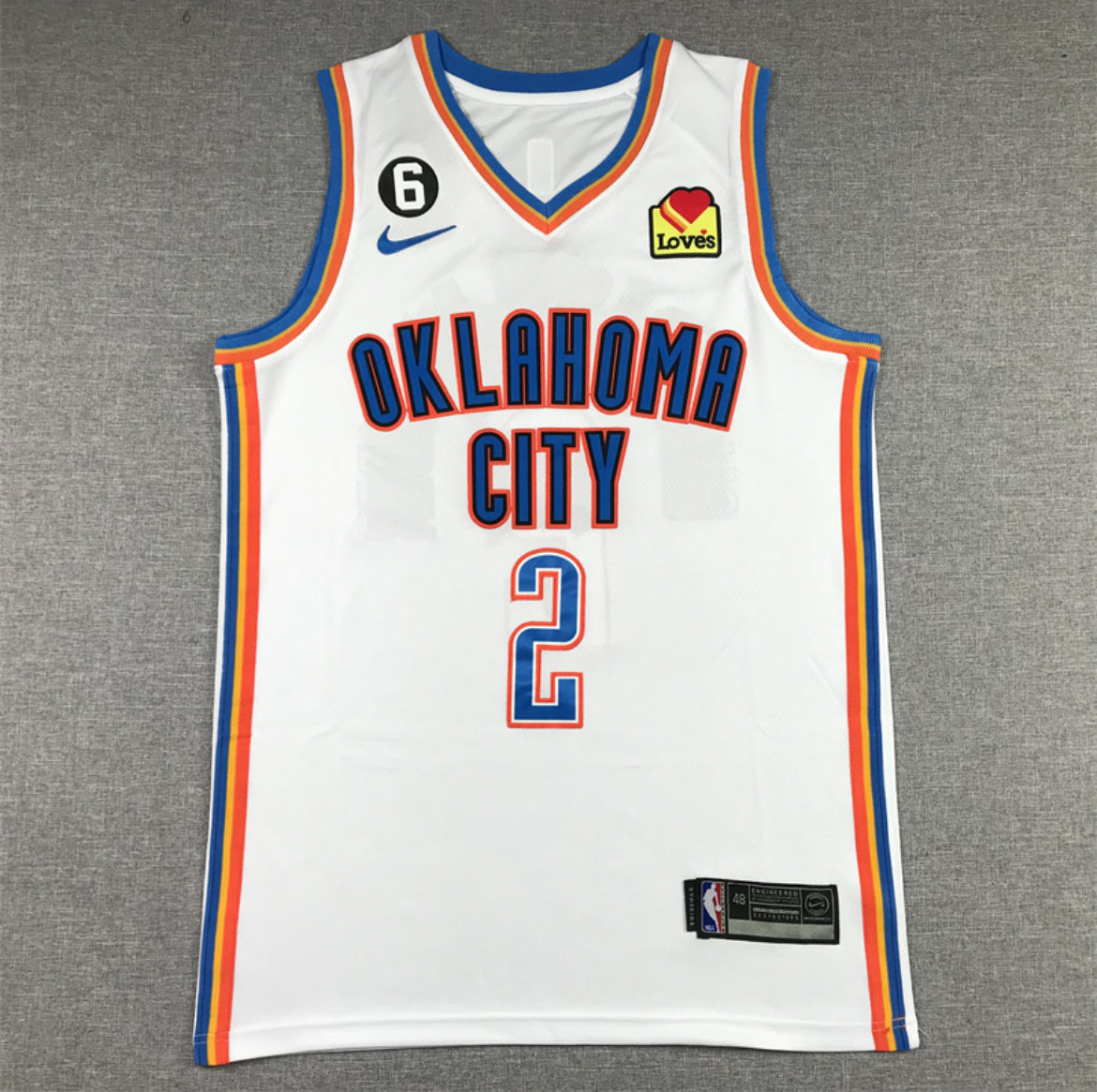 OKC Thunder Shai Gilgeous-Alexander #2 (Home & Away Edition)