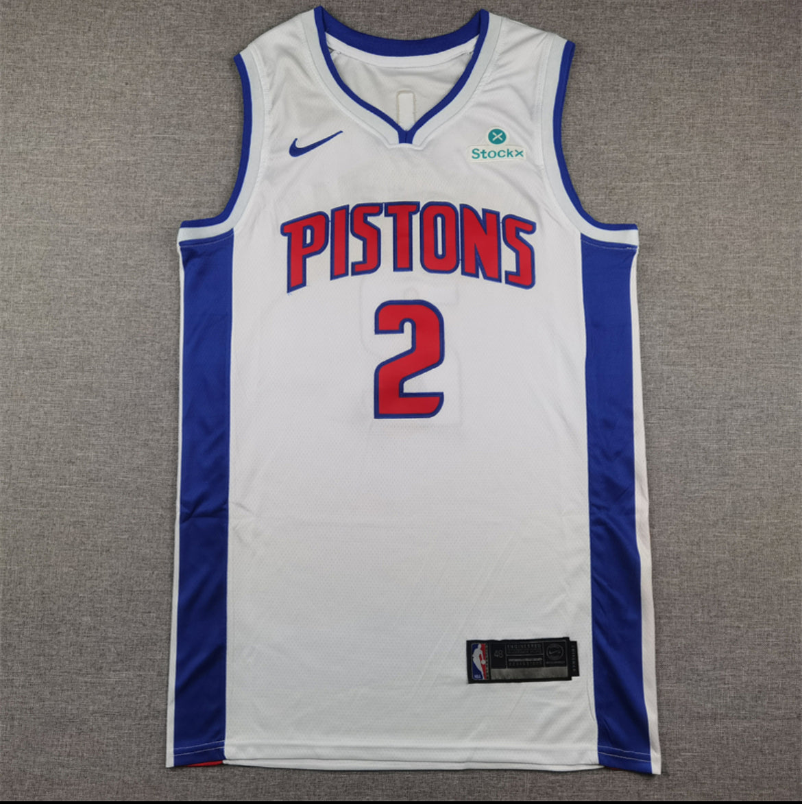 Jersey Cade Cunningham #2 Detroit Pistons (Blanco y Negro)