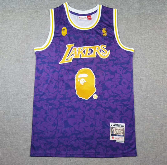 BAPE #93 Lakers jersey