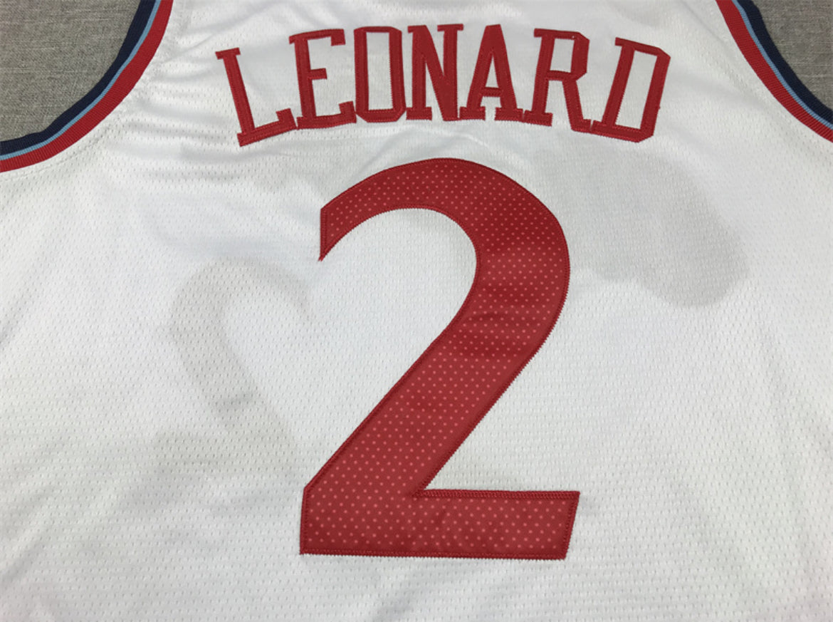 Jerseys Kawhi Leonard #2 Los Ángeles Black & Clippers White