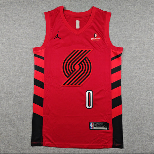 Jersey Damian Lillard #0 Edición Roja