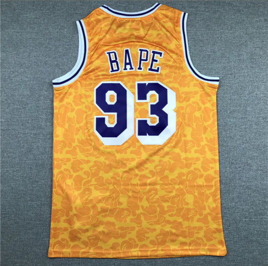 BAPE #93 Lakers jersey