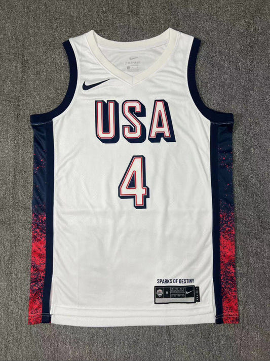 Jersey Stephen Curry #4 Team USA (Blanca)