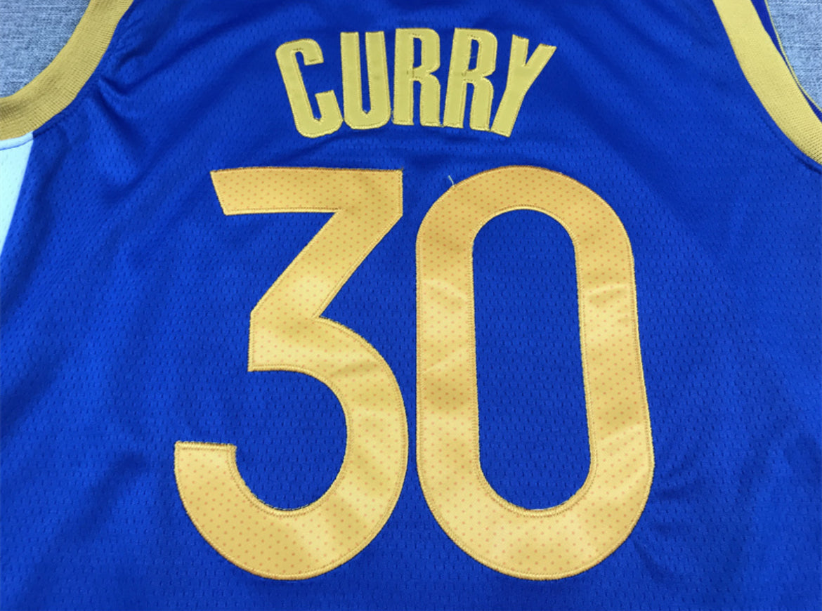 Jerseys Stephen Curry #30 White & Blue