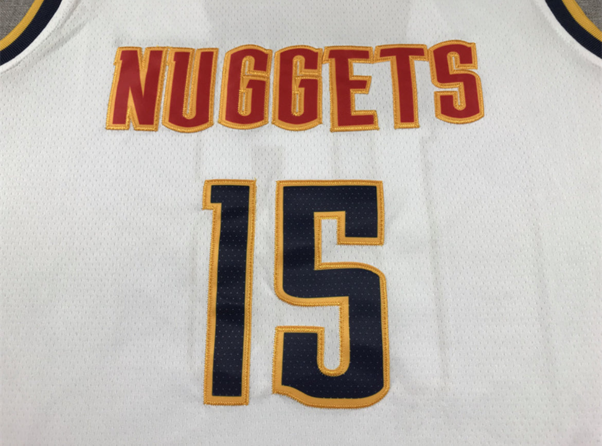Jersey Nikola Jokić #15 Denver Nuggets (Azul Marino & Blanca)